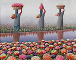 Pintura  Con agua y flores